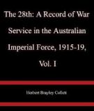 The 28th: A Record of War Service in the Australian Imperial Force, 1915-19