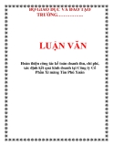 Tiểu luận môn kế toán : Hoàn thiện công tác kế toán doanh thu, chi phí, xác định kết quả kinh doanh tại Công ty Cổ Phần Xi măng Tân Phú Xuân