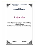 Luận văn: Hoàn thiện công tác lập và phân tích bảng cân đối kế toán tại Công ty Cổ phần Vận tải biển Vinaship