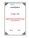  Luận văn: Hoàn thiện tổ chức kế toán doanh thu và xác định kết quả kinh doanh tại công ty Cổ phần Tập đoàn HAPACO