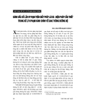 Báo cáo "Đánh dấu số lần vi phạm trên giấy phép lái xe - biện pháp cần thiết trong xử lí vi phạm hành chính về giao thông đường bộ "