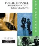 PUBLIC FINANCE MANAGEMENT ACT NO. 1 OF 1999