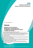 Obesity guidance on the prevention, identification, assessment and management of overweight and obesity in adults and children