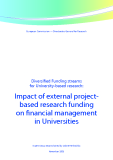 Diversified Funding streams for University-based research: Impact of external projectbased research funding on financial management in Universities