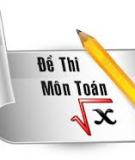 Đề thi thử Đại học Khối A môn Toán năm 2013