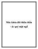 Móc khóa đôi thiên thần - ác quỷ mặt ngố