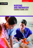 NURSING AND MIDWIFERY COURSE GUIDE 2013