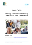 Health Profile Haringey Clinical Commissioning Group (CCG) West Collaborative
