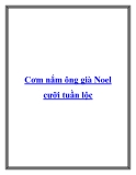 Cơm nắm ông già Noel cưỡi tuần lộc