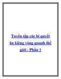 Tuyển tập các bí quyết ăn kiêng vòng quanh thế giới - Phần 1