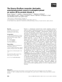 Báo cáo Y học: The Emery–Dreifuss muscular dystrophy associated-protein emerin is phosphorylated on serine 49 by protein kinase A
