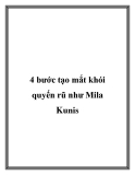 4 bước tạo mắt khói quyến rũ như Mila Kunis