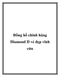 Đồng hồ chính hãng Diamond D vẻ đẹp vĩnh cửu