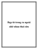 Đẹp từ trong ra ngoài nhờ nhau thai cừu