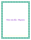 Nhức nửa đầu - Migraine