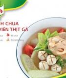 Canh chua cá viên thịt gà