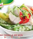 Canh chua lá me non