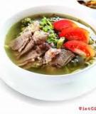 Canh dưa cải bắp bò