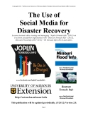 The Use of   Social Media for   Disaster Recovery 