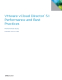 VMware vCloud Director  5.1  Performance and Best  Practices 