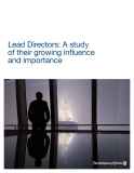 Lead Directors: A study  of their growing influence  and importance