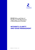 RCUK Policy and Code of Conduct on the Governance of Good Research Conduct