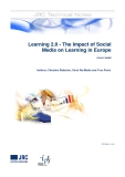 Learning 2.0 - The Impact of Social  Media on Learning in Europe