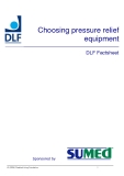 Choosing pressure relief  equipment DLF Factsheet 