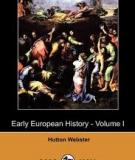 EARLY EUROPEAN HISTORY