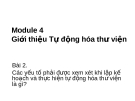 Module 4 Giới thiệu Tự động hóa thư viện