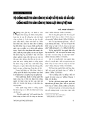 Báo cáo " Tội chống người thi hành công vụ và một số tội khác có dấu hiệu chống người thi hành công vụ trong Luật hình sự Việt Nam "