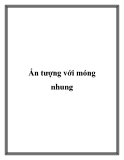 Ấn tượng với móng nhung