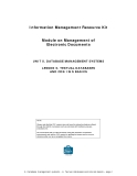 Information Management Resource Kit Module on Management of Electronic DocumentsUNIT 5. DATABASE MANAGEMENT SYSTEMS LESSON 6. TEXTUAL DATABASES AND CDS/ISIS BASICSNOTE Please note that this PDF version does not have the interactive features offered th