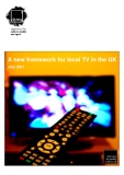 A new framework for local TV in the UK 