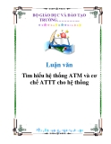 Luận văn: Tìm hiểu hệ thống ATM và cơ chế ATTT cho hệ thống