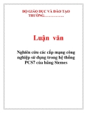  Luận văn: Nghiên cứu các cấp mạng công nghiệp sử dụng trong hệ thống PCS7 của hãng Siemes