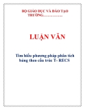 LUẬN VĂN: Tìm hiểu phương pháp phân tích bảng theo cấu trúc T- RECS