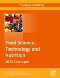 Food Science,  Technology and  Nutrition 2013 Catalogue