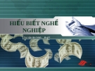 HIỂU BIẾT NGHỀ NGHIỆP.Tư vấn tài chính….là gì?