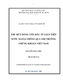 Luận văn:Thu hút dòng vốn để đầu tư gián tiếp nước ngoài thông qua TTCK Việt Nam 