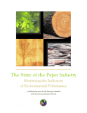 The State of the Paper Industry Monitoring the Indicators of Environmental Performance