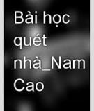 Bài Học Quét Nhà