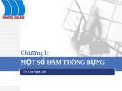 Bài giảng tin học ứng dụng: Chương I - Một số hàm thông dụng