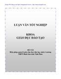 Luận văn: Giáo dục đạo đức