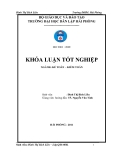 LUẬN VĂN BÁO CÁO HOÀN THIỆN TỔ CHỨC KẾ TOÁN TẬP HỢP CHI PHÍ SẢN XUẤT VÀ TÍNH GIÁ THÀNH SẢN PHẨM TẠI CÔNG TY XI MĂNG HẢI PHÕNG