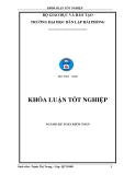 Lua65nva8n:HOÀN THIỆN CÔNG TÁC KẾ TOÁN NGUYÊN VẬT LIỆU TẠI XÍ NGHIỆP ĐỊA CHẤT ĐÔNG TRIỀU