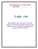  Luận văn: Hoàn thiện tổ chức công tác kế toán tiền lƣơng và các khoản trích theo lương tại Chi nhánh công ty cổ phần đầu tƣ thương mại và dịch vụ VINACOMIN