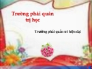 Trường phái quản tri hiện đại