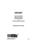 Book SAP2000® Linear and Nonlinear Static and Dynamic Analysis and Design of Three-Dimensional Structures