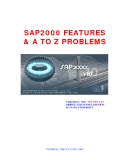 SAP2000 Featuters And A TO Z Problems